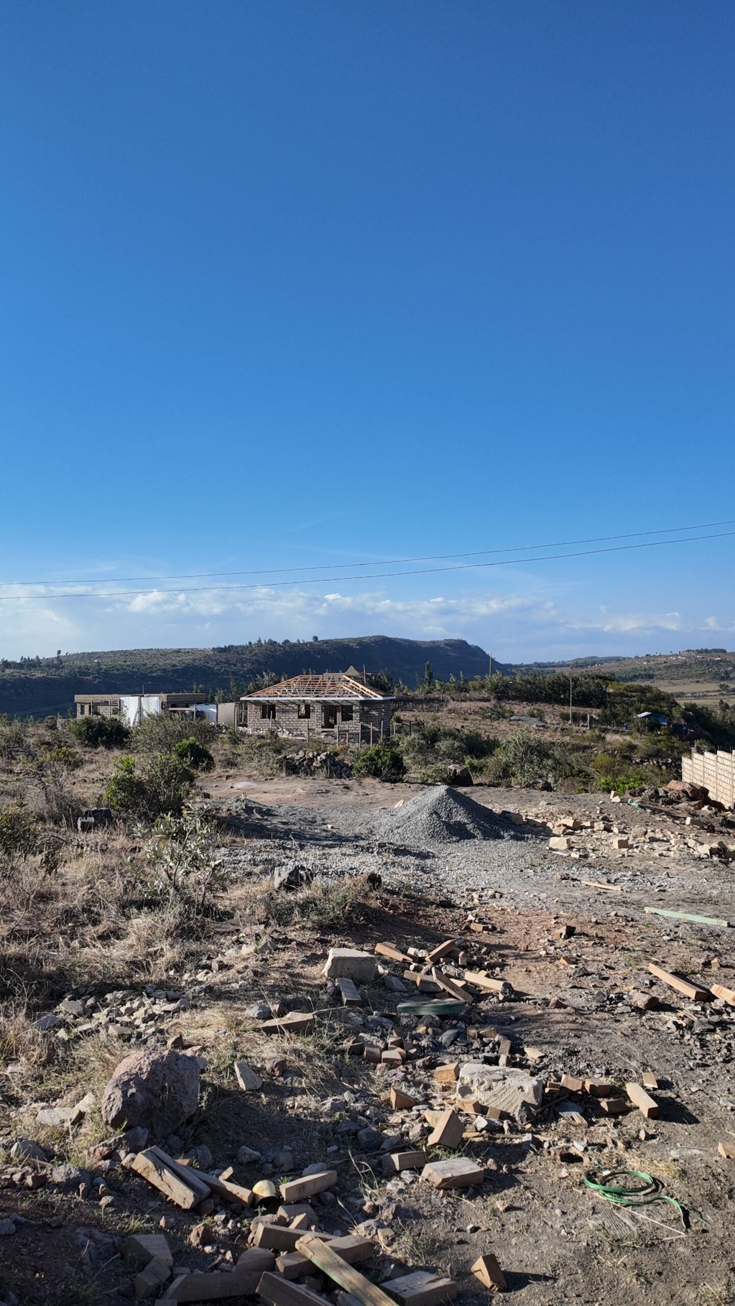 Aerial view of Sunrise Estate Kikuyu - 50x100 plots for sale, fully sold