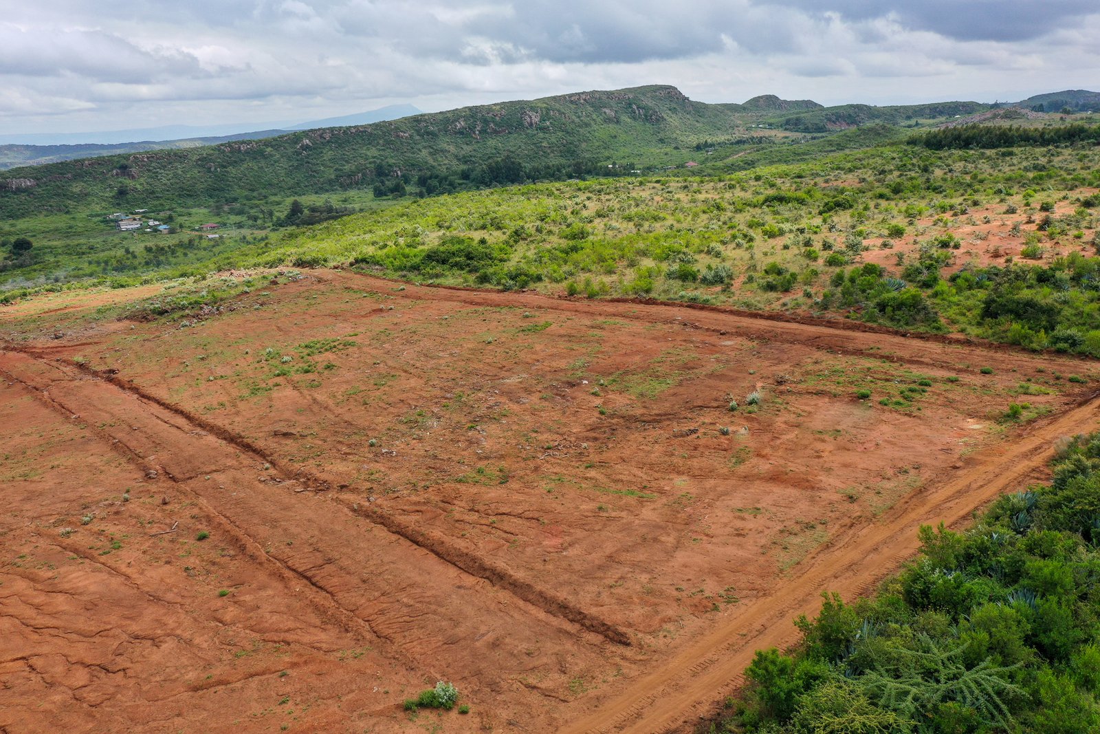 Aerial view of Sunset Estate 3, plots for sale in Kikuyu Nachu