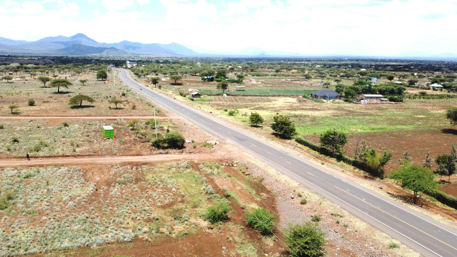 Aerial view of Baraka Estate plots for sale in Ruiri, Meru County